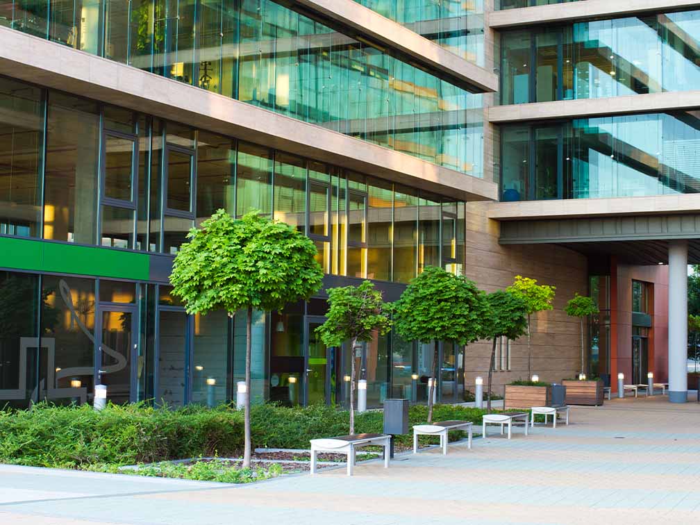 Modern commercial area Modern commercial area